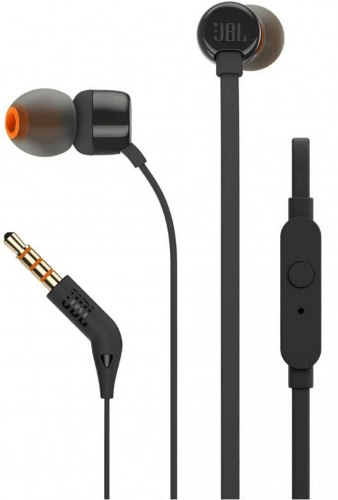 אוזניות JBL T210 - עם מיקרופון ושלט מובנים ע"ג הכבל - אחריות מודן