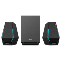 רמקולים Edifier G1500 MAX 2.1 RGB Gaming Speakers 30W RMS BT AUX