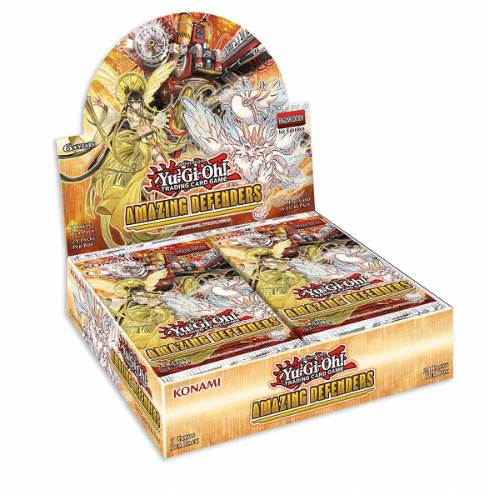 Yu-Gi-Oh! Amazing Defenders Booster Box (24 Packs) קלפי יו-גי-הו TCG מקוריים בוסטר בוקס