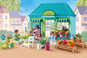 Playmobil - פליימוביל – בית קפה ופרחים - דגם 71807