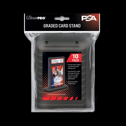 אולטרה פרו מעמד שחור לקלפים מדורגים 10 יח' Ultra Pro PSA GRADED CARD STANDS (10CT)