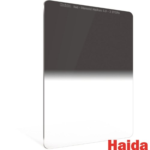 Haida Red-Diamond Medium Graduated ND0.9 Filter פילטר מדורג מדיום 3 סטופים זכוכית מחוזקת ציפוי NANO