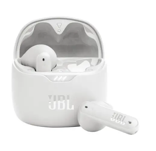 אוזניות TWS דגם Tune Flex מבית JBL בצבע לבן