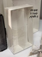 10 יח קרטון סושי 2 שורות שקוף