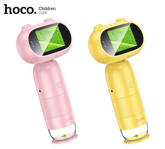 חיסול מלאי! מיקרוסקופ דיגיטלי חכם לילדים Hoco DV206 עם מסך מובנה – המלאי מוגבל!