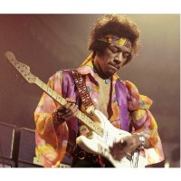 בובת עץ עומדת של המוזיקאי ג'ימי הנדריקס Jimi Hendrix - סוג ב'