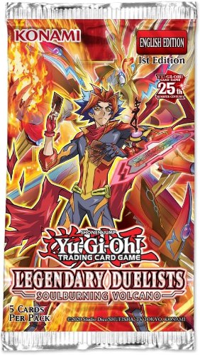 קלפי יו-גי-הו חבילת בוסטר Yu-Gi-Oh! Legendary Duelists: Soulburning Volcano Booster Pack