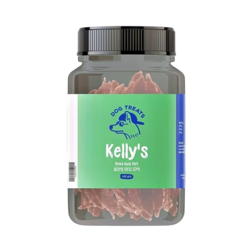 Kelly's קופסה 400 ג' פילה ברווז מיובש