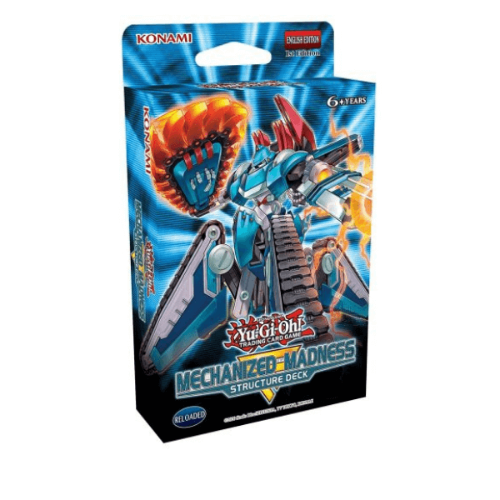 Yu-Gi-Oh Mechanized Madness Structure Deck קלפי יו-גי-הו TCG מקוריים מגדל טרוף המכני