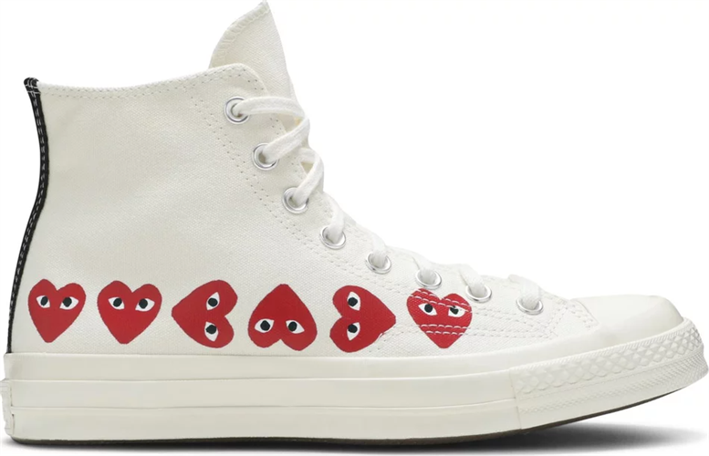 Comme des Garçons Play x Chuck 70 Hi Top Multi Heart