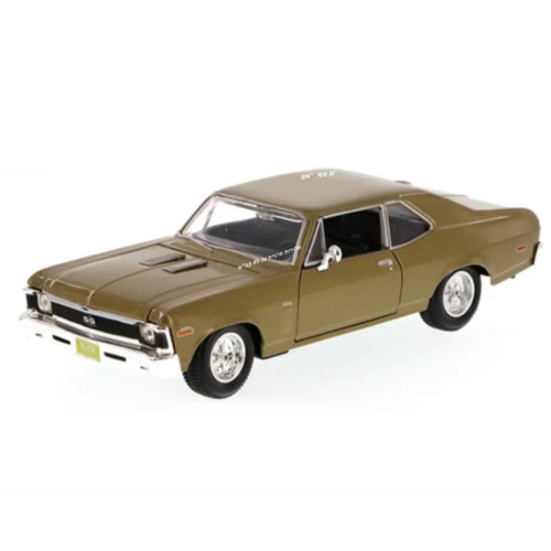 מאיסטו - שברולט נובה 1970 ירוק - MAISTO CHEVROLET NOVA  SS  1:24
