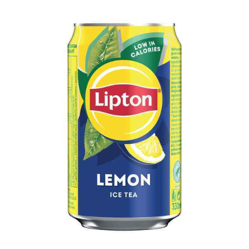 משקה ליפטון תה קר מוגז בטעם לימון 💛🍋 330 מל