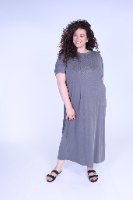 שמלת לירון אפורה