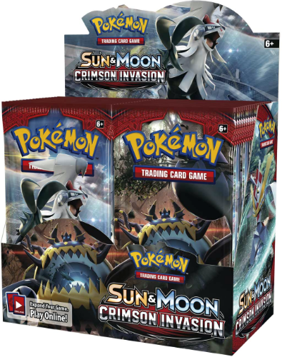 קלפי פוקימון בוסטר בוקס Pokemon Sun & Moon Crimson Invasion Booster Box