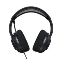 אוזניות גיימינג חוטיות צבע שחור Turtle Beach Atlas 200 PC – אוזניות שחורות עם כריות אוזניים מרופדות וקשת עליונה במראה רשת