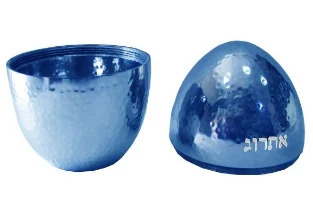 קופסת אתרוג מתכת טבעי עבודת פטיש
