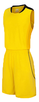 תלבושת כדורסל בעיצוב אישי Yellow דגם #6018