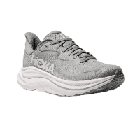 HOKA CLIFTON 10 WIDE  נעלי ספורט גברים הוקה קליפטון 10 רחבות בצבע אפור כוכב/אפור