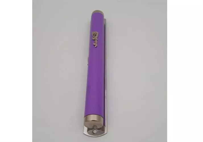 בית מזוזה סגול דגם צינור