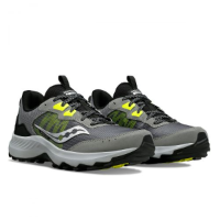 SAUCONY AURA TR נעלי ריצה גברים אפור צהוב | סאקוני גברים