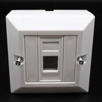 קופסאת פלסטיק RJ-45 Plastic box Cat5