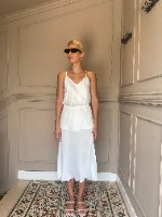 חצאית SLIM - לבנה