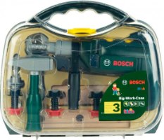 סט מארז מקדחה עם אביזרים לילדים מבית Klein Bosch Mini