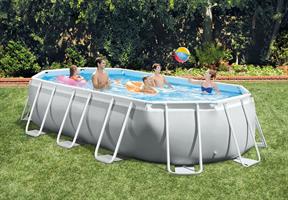 בריכה אובלית Prism Frame Ultra הכל כלול פרימיום | ‎503×274×122‎ ס״מ | INTEX | מק״ט ‎26796P‎