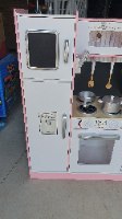 מטבח עץ לילדים ורוד | פלג | מק"ט W10C382B PINK | צעצועץ