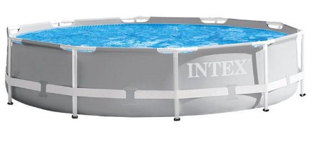 בריכת עמודים עגולה | 305X76 סמ| מקט 26700|Prism Frame| INTEX | קפיץ קפוץ