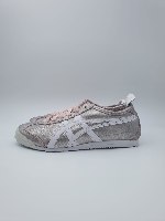 ASICS|אסיקס- Asics Onitsuka Tiger Mexico 66- אופנה נשים- כסוף לבן ורוד
