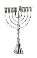 חנוכיה דגם גליל - כסף טהור M