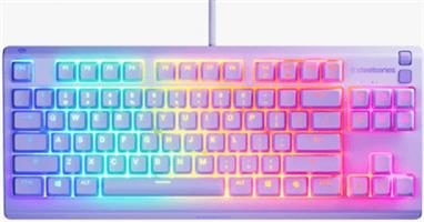 מקלדת גיימינג SteelSeries Apex 3 TKL Lavender סגול