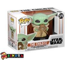 פופ מלחמת הכוכבים בייבי יודה עם צפרדע - POP STAR WARS THE CHILD WITH FROG 379