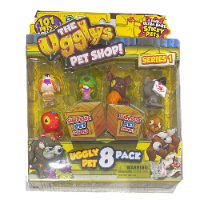 מארז 8 דמויות זבלונים  - The Ugglys Pet Shop