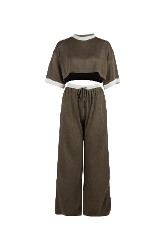 Soft Motion Set Brown & Off White
