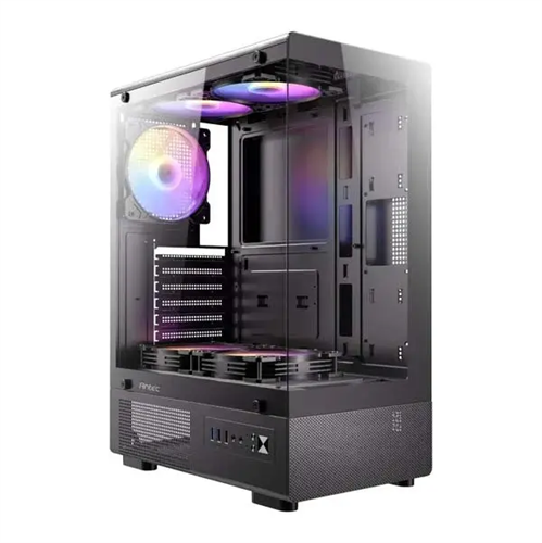 מארז Antec VCX300 ARGB Black Mid-Tower ATX 5x120mm Fans include