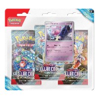 מארז פוקימון בליסטר 3 בוסטרים Pokémon Stellar Crown SV07 3-Pack Blister