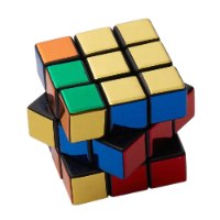 קובייה הונגרית 3X3 רוביקס מטאלית גרסת 40 שנה  - Rubiks