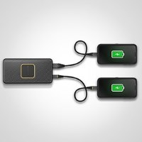 סוללת גיבוי 10KmAh OtterBOX דגם USB&C USB-PD שחור