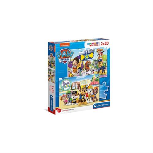 קלמנטוני - זוג פאזלים 2X20 חלקים משמר המפרץ - Clementoni 24779