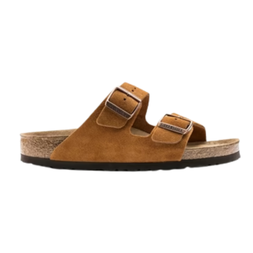 Birkenstock Arizona Camel Brown Suede - כפכפי בירקנשטוק