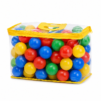 100 יח' כדורים לאוהל 6 ס"מ בתיק PVC