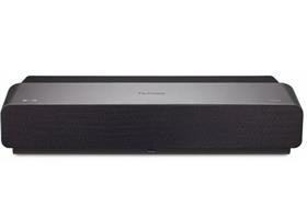 מקרן חכם ViewSonic X1000 4K עם סאונדבר מובנה בעיצוב מודרני בצבע כהה