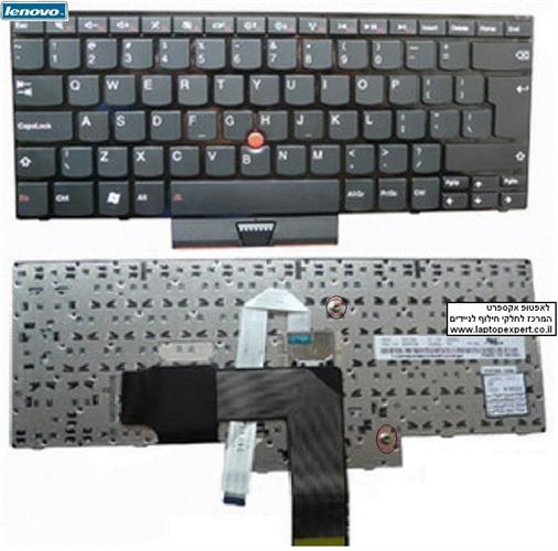 מקלדת להחלפה במחשב נייד לנובו IBM / lenovo thinkpad Edge E330 E430 E335 E435 US Keyboard Black 63Y0213