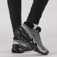 SALOMON SPEEDCROSS 6 נעלי ריצת שטח גברים אפור שחור | סלומון גברים