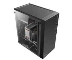מארז Antec ST10M TG Mini Tower Micro-Atx Black Glass Side Panel