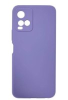 כיסוי סיליקון סגול עבור Miracase Vivo Y21/Y33 – פריט בודד כיסוי טלפון סגול עם פתחים למצלמה
