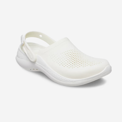 Crocs LiteRide 360 Clog - כפכפי קרוקס לייט-רייד בצבע לבן בהיר