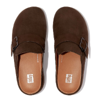 Fit-Flop Shuv Buckle-Strap Chocolate Brown שוב רצועה חום פיט פלופ נעלי נשים